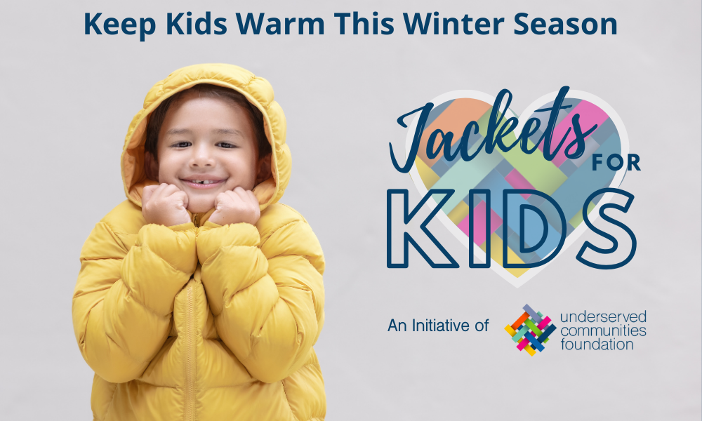 I picture of a child in a winter jacket.